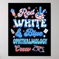 Optiker der Crew Red White Blue Ophthalmology 4.