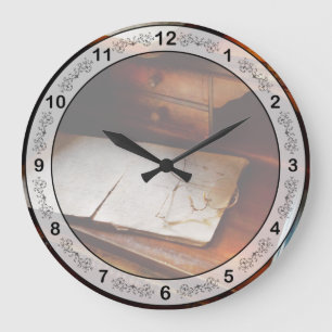 Optiker - Feierabend für heute Große Wanduhr