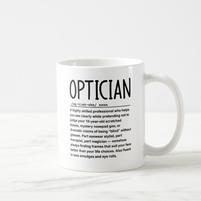 Optiker Kaffeetasse (Rechts)