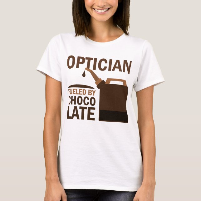 Optiker-(lustiges) Geschenk T-Shirt (Vorderseite)