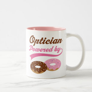 Optiker-lustiges Geschenk Zweifarbige Tasse