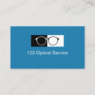 Optiker Optische Sehhilfen Geschäft  Visitenkarte