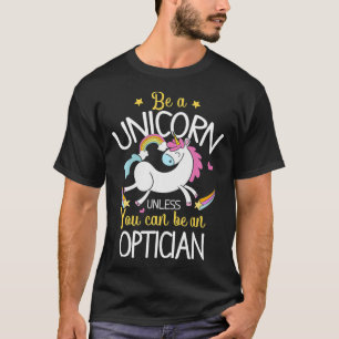 Optiker Unicorn Funny Optician Outfit Optician G T-Shirt