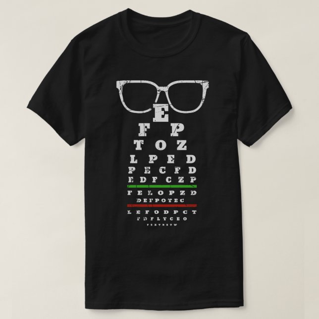 Optikerkarte T-Shirt (Design vorne)