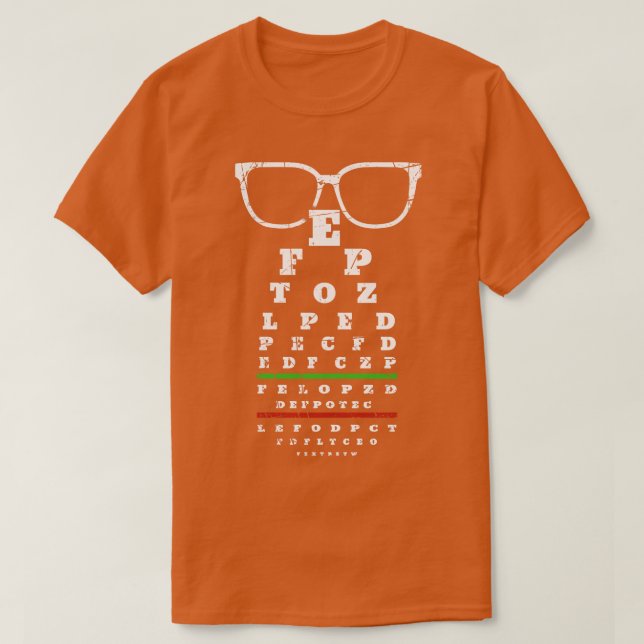 Optikerkarte T-Shirt (Design vorne)