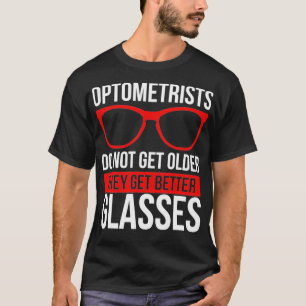 Optikersonnenbrille Brillenflüsteroptometrie T-Shirt