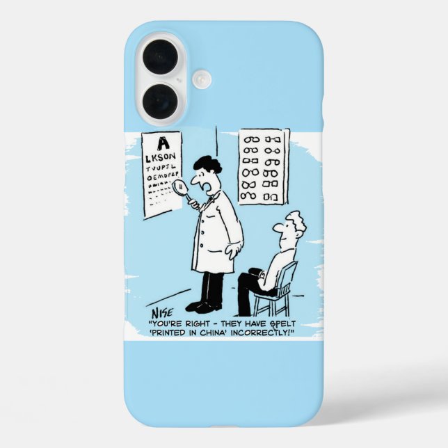 Optimale Karo, die an einer optischen Wandkarte sc Case-Mate iPhone Hülle (Rückseite)