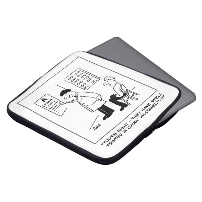 Optimale Karo, die an einer optischen Wandkarte sc Laptopschutzhülle (Vorne Oben)