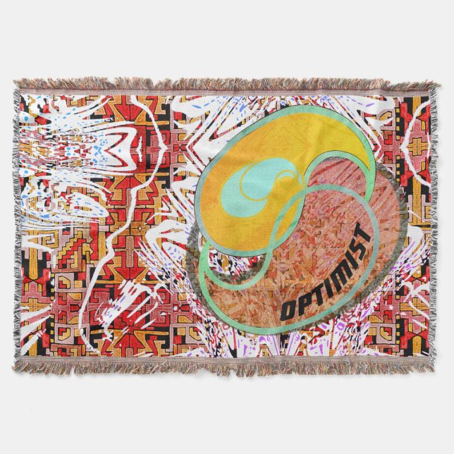 Optimale moderne Musterdecke Decke (Vorderseite)