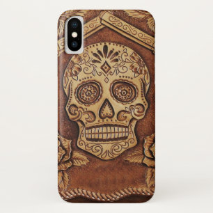 Optimales Leder Skull Textur iPhone Gehäuse Case-Mate iPhone Hülle