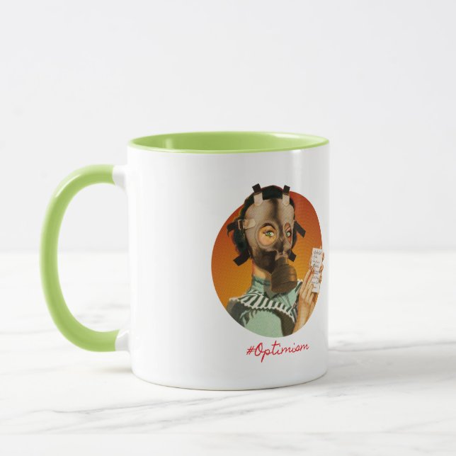 Optimismus - Alles ist gut Tasse (Links)