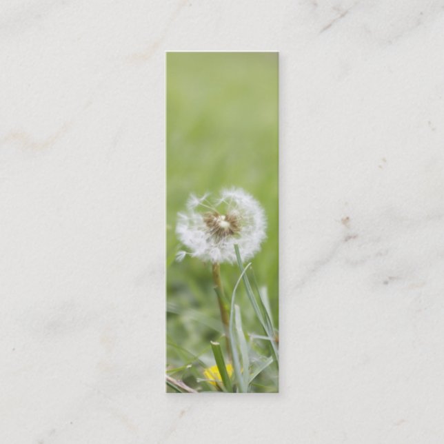 Optimismus-dünne Visitenkarte (Vorderseite)