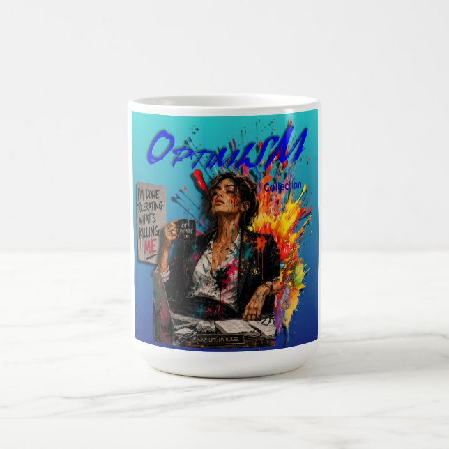 OPTIMISMUS KAFFEETASSE (Mittel)