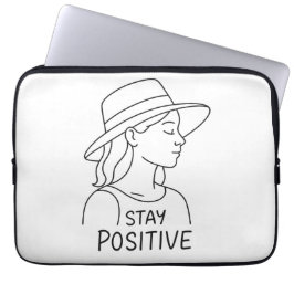 Optimismus und Stärke der positiven Strahlung blei Laptopschutzhülle