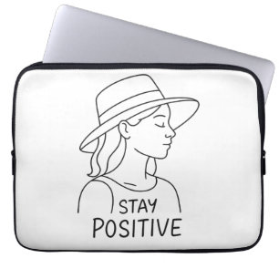 Optimismus und Stärke der positiven Strahlung blei Laptopschutzhülle