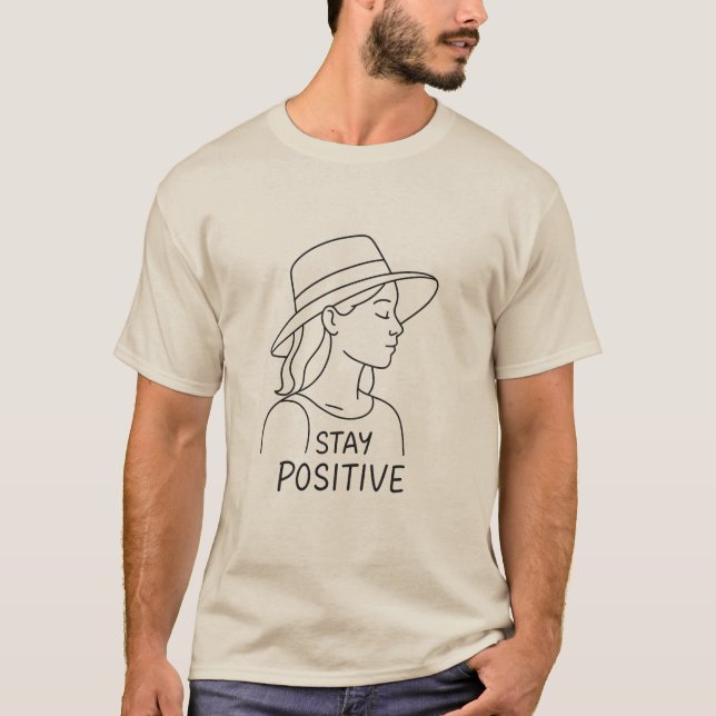 Optimismus und Stärke der positiven Strahlung blei T-Shirt (Vorderseite)