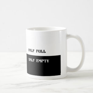 Optimist-Pessimist-Tasse Kaffeetasse