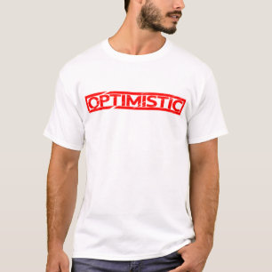 Optimistische Briefmarke T-Shirt