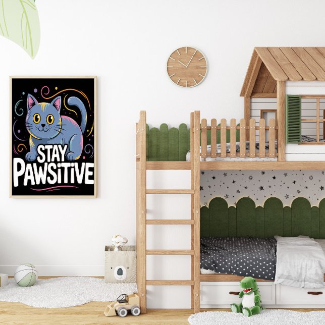 Optimistischer Blick auf Feline Outlook Poster (Von Creator hochgeladen)