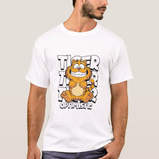 Optimistischer Tiger T-Shirt