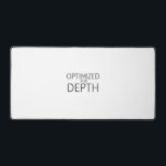 Optimized For Depth Minimalist Technical Schreibtischunterlage<br><div class="desc">Create a dedicated zone for deep work. This premium, expansive desk mat provides a high-contrast visual anchor for your setup, signaling that the current protocol is focused execution.</div>