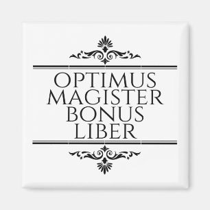 Optimus Magister Bonus Liber Magnet