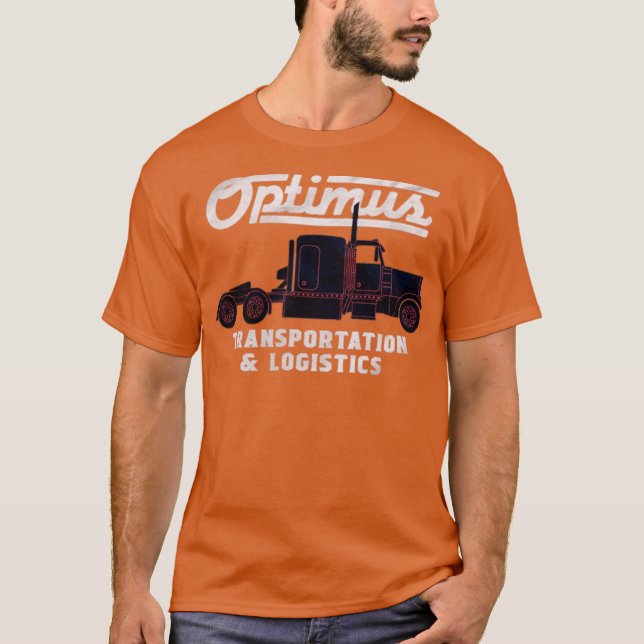 Optimus Transportation Funny T-Shirt (Vorderseite)