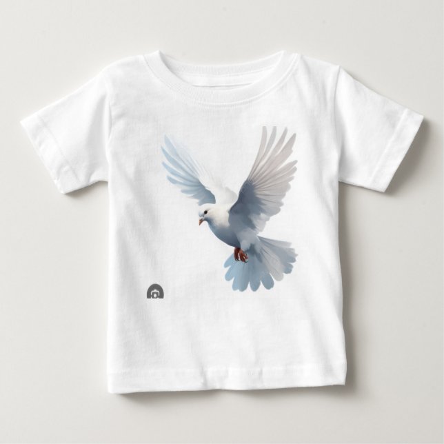 Option 1 (Cute & Direct): the flying bird  G Baby T-shirt (Vorderseite)