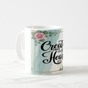 Option "Aus dem Herzen erstellen" 3 Kaffeetasse