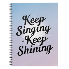 Option "behalt Behalt Shining" 2 Notizblock