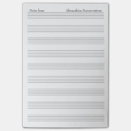 Option für die Musiknote des Papiers für den Indiv Post-it Klebezettel
