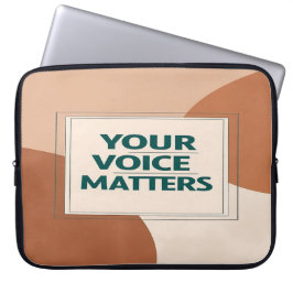 Option "Ihre Stimme zählt" 3 Laptopschutzhülle