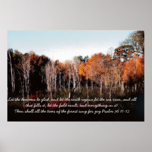 Optionale Rahmen siehe Preis ohne Rahmen Psalm 96: Poster