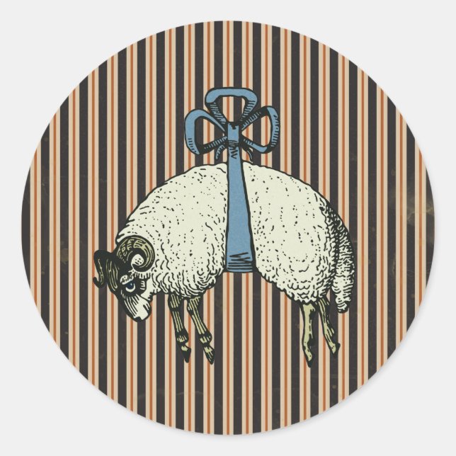 OPTIONEN FÜR hübsche Bugschaf-DESIGNER-OPTIONEN Runder Aufkleber (Vorderseite)