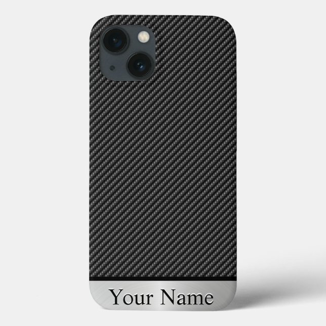 Optionen für Kohlenstofffaser 1-2A Case-Mate iPhone Hülle (Rückseite)