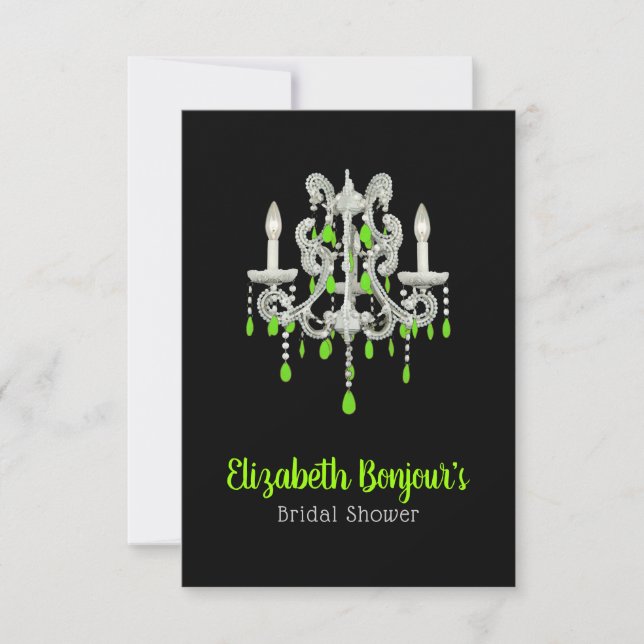 OPTIONEN FÜR Kronleuchter, Kronleuchter/Größen/Fol Einladung (Vorderseite)