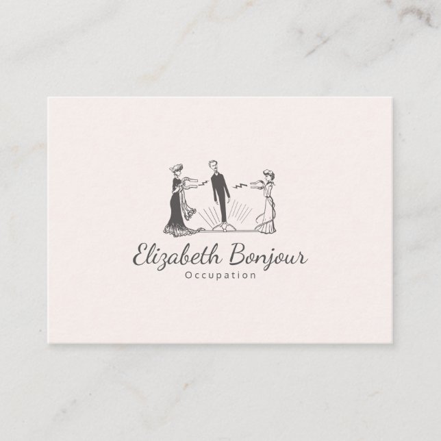 OPTIONEN FÜR TIERE Magnetismus UND GRÖSSE - Große Visitenkarte (Vorderseite)