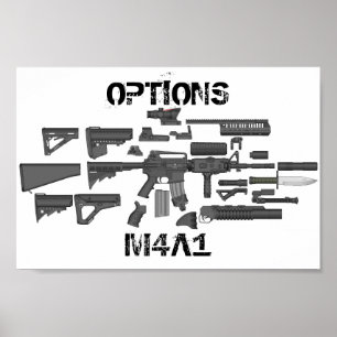 Optionen M4A1 Poster