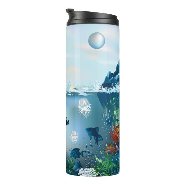 Optionen unter Wasser 5A Thermosbecher (Nach rechts gedreht)