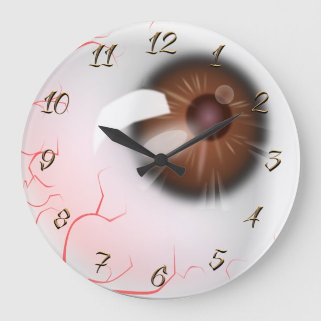 Optisch Große Wanduhr (Vorderseite)