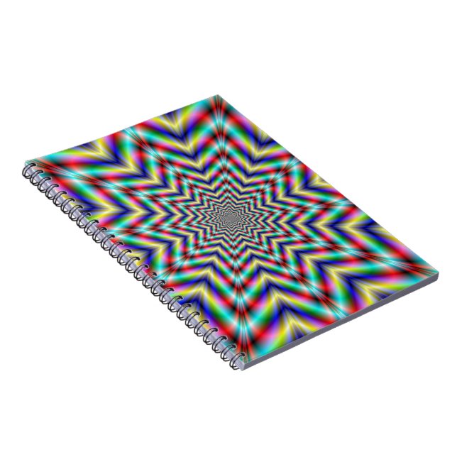 Optisch herausforderndes Star-Notebook Notizblock (Rechte Seite)