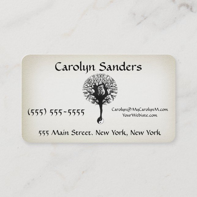 Optisch, inspirierend, Motivierend Visitenkarte (Rückseite)