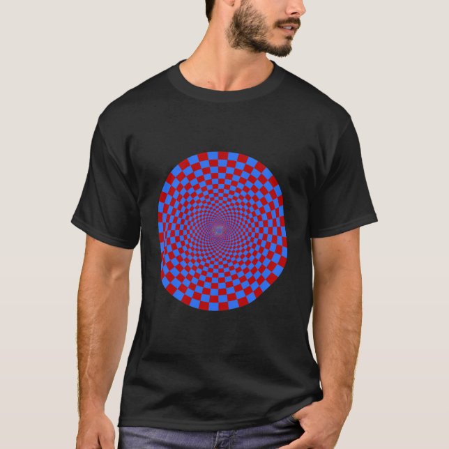 Optische 3D-Augenblende T-Shirt (Vorderseite)