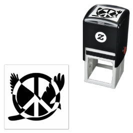 Optische Briefmarke für die Friedenstaube Permastempel