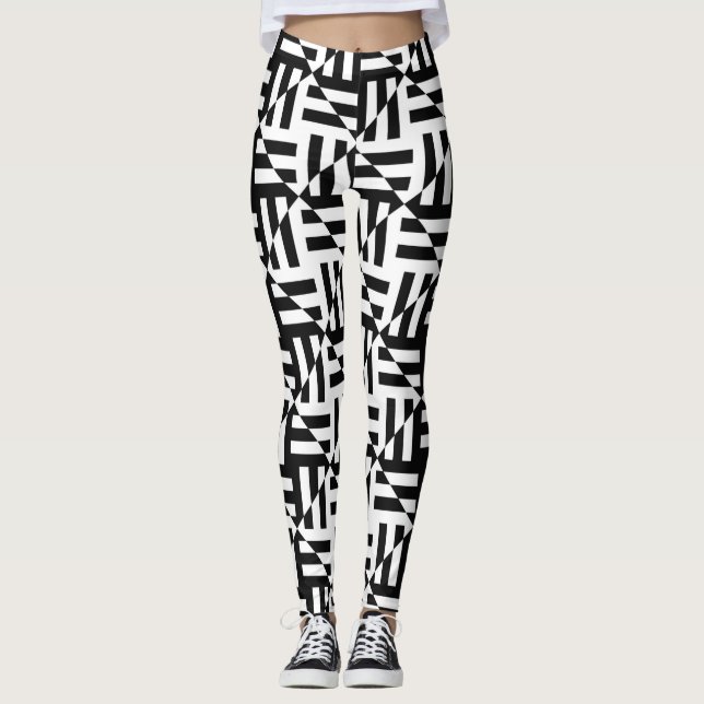 optische Diamanten Leggings (Vorderseite)