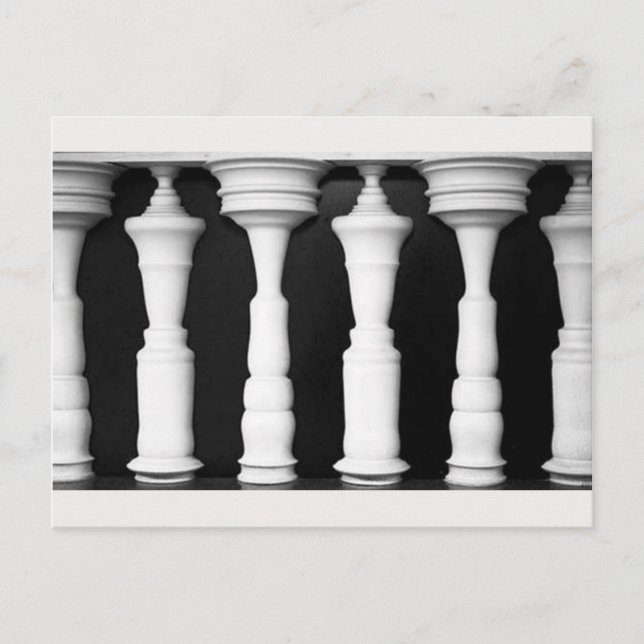 OPTISCHE ILLUSION #101 POSTKARTE (Vorderseite)