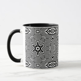 Optische Illusion 12 Abstrakte Gestaltung Tasse