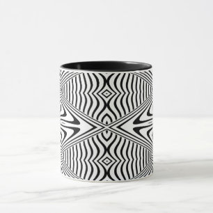 Optische Illusion 13 Abstrakte Gestaltung Tasse