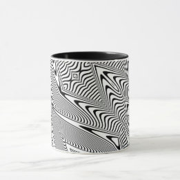 Optische Illusion 14 Abstrakte Gestaltung Tasse