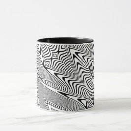 Optische Illusion 14 Abstrakte Gestaltung Tasse